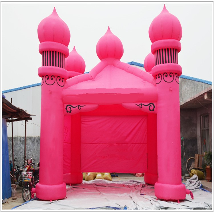 万宁粉色帐篷